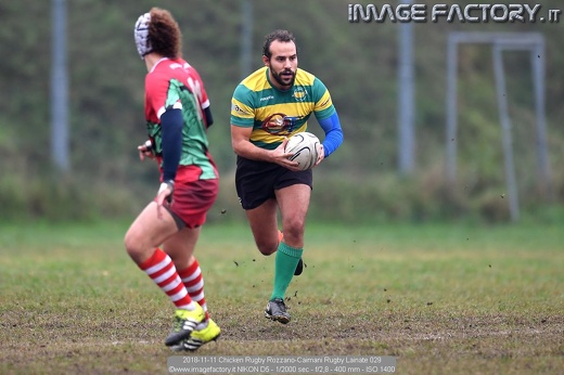 2018-11-11 Chicken Rugby Rozzano-Caimani Rugby Lainate 029